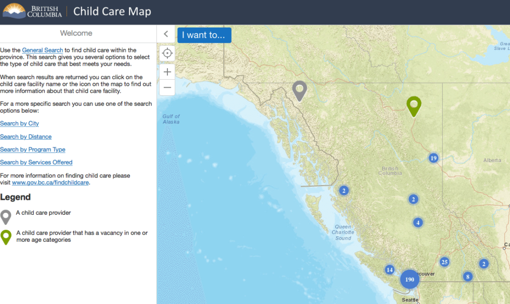 MyCareFinder vs BC’s Child Care Map
